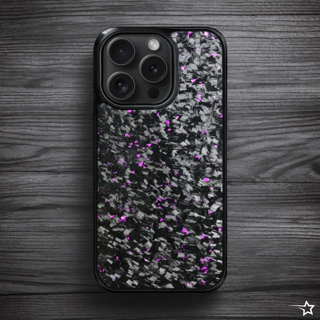 PULSE SERIES - Purple Forged Carbon Fiber iPhone Case (MagSafe)