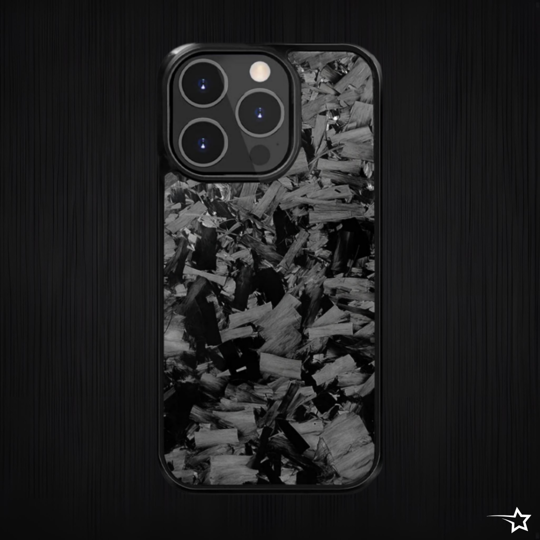 FLARE SERIES - Black Forged Carbon Fiber iPhone Case (MagSafe)