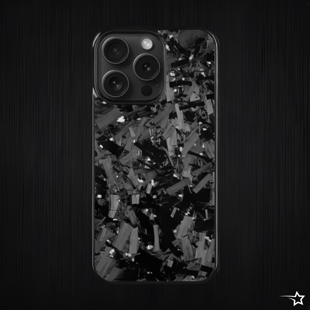 FLARE SERIES - Silver Forged Carbon Fiber iPhone Case (MagSafe)